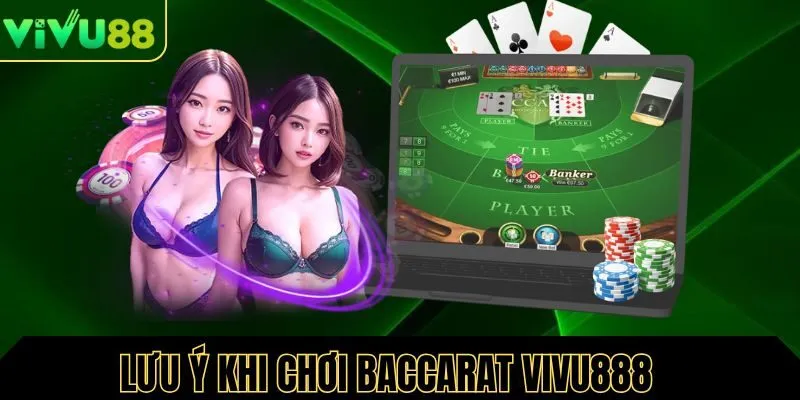 Lưu ý khi chơi cá cược baccarat Vivu88